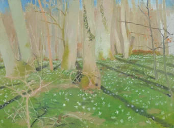 Wald mit Anemonen, 1889